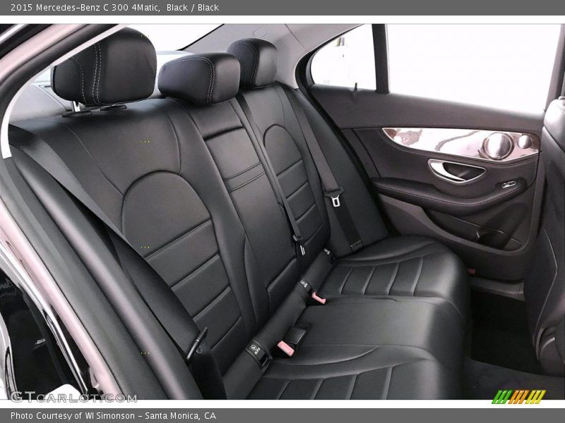 Black / Black 2015 Mercedes-Benz C 300 4Matic