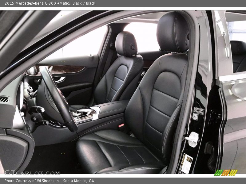 Black / Black 2015 Mercedes-Benz C 300 4Matic