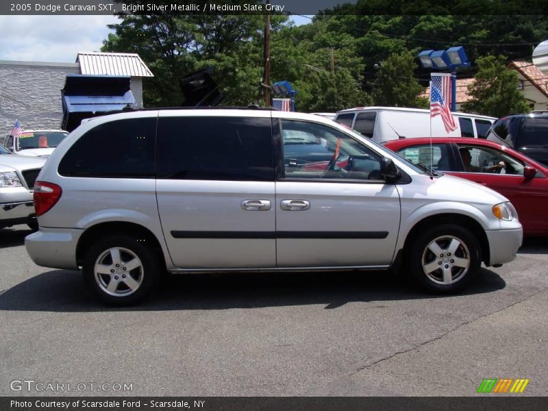 Bright Silver Metallic / Medium Slate Gray 2005 Dodge Caravan SXT