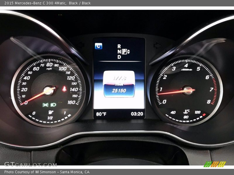Black / Black 2015 Mercedes-Benz C 300 4Matic