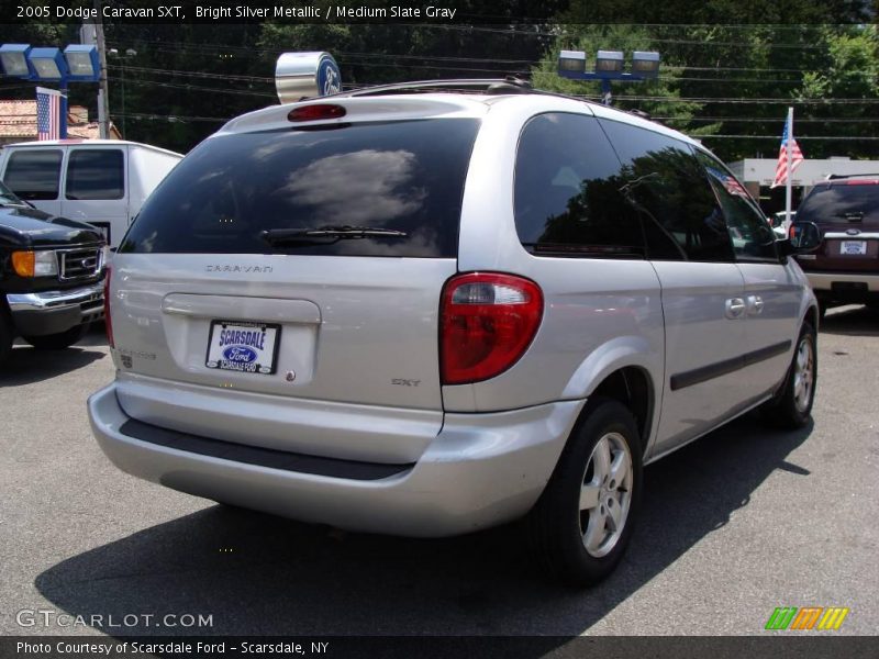 Bright Silver Metallic / Medium Slate Gray 2005 Dodge Caravan SXT