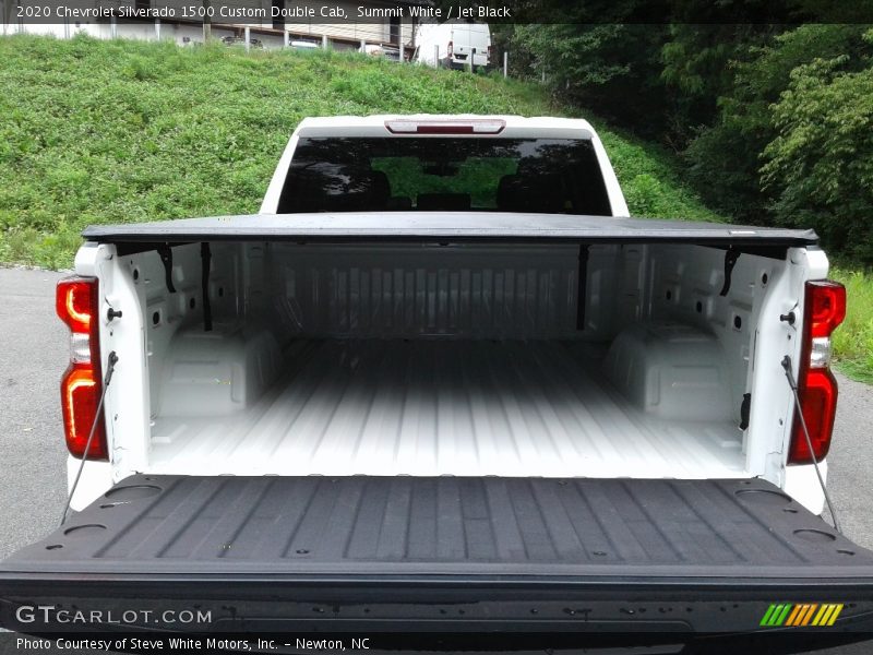 Summit White / Jet Black 2020 Chevrolet Silverado 1500 Custom Double Cab