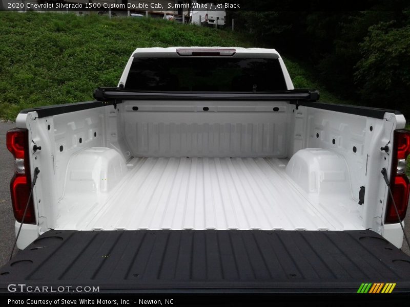 Summit White / Jet Black 2020 Chevrolet Silverado 1500 Custom Double Cab