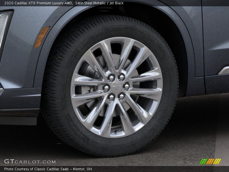 Satin Steel Metallic / Jet Black 2020 Cadillac XT6 Premium Luxury AWD