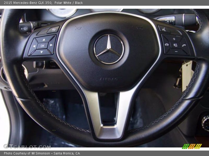 Polar White / Black 2015 Mercedes-Benz GLK 350