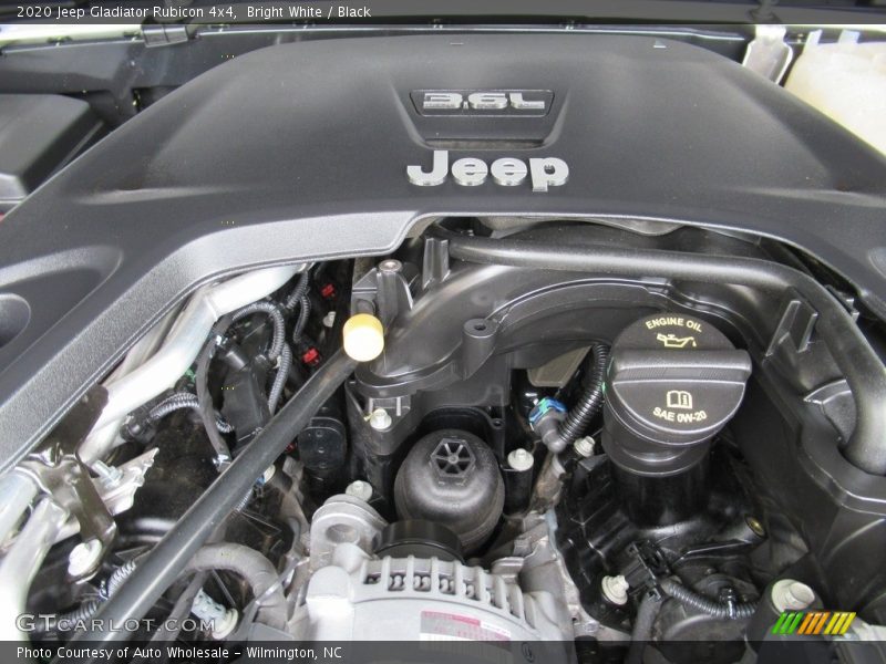 Bright White / Black 2020 Jeep Gladiator Rubicon 4x4