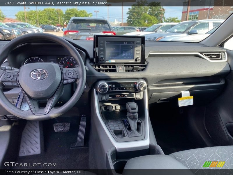 Magnetic Gray Metallic / Black 2020 Toyota RAV4 XLE AWD