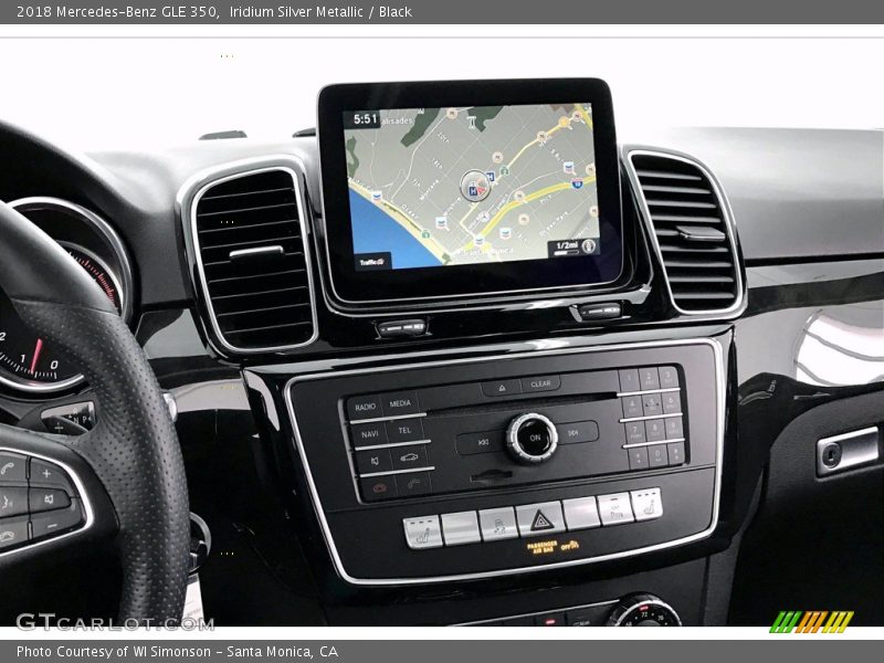 Iridium Silver Metallic / Black 2018 Mercedes-Benz GLE 350