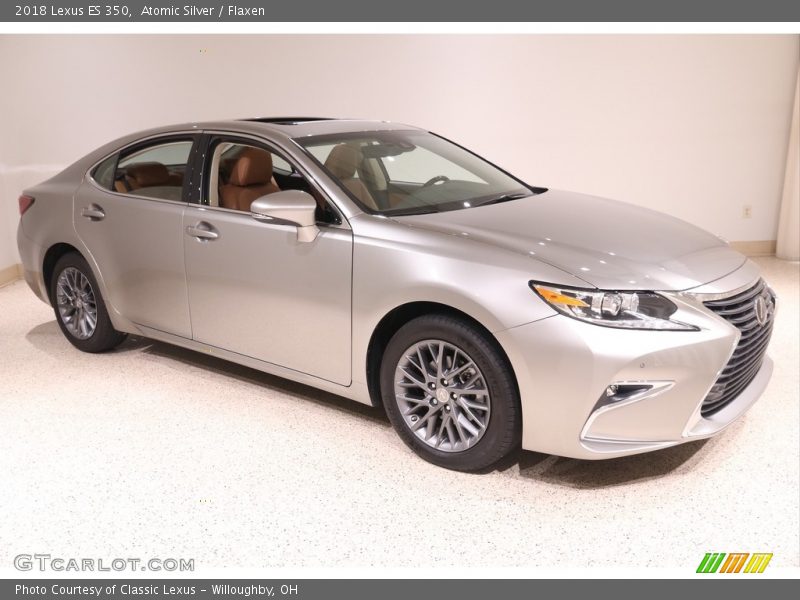 Atomic Silver / Flaxen 2018 Lexus ES 350