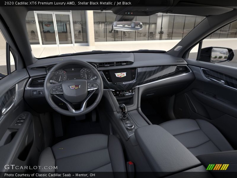 Stellar Black Metallic / Jet Black 2020 Cadillac XT6 Premium Luxury AWD