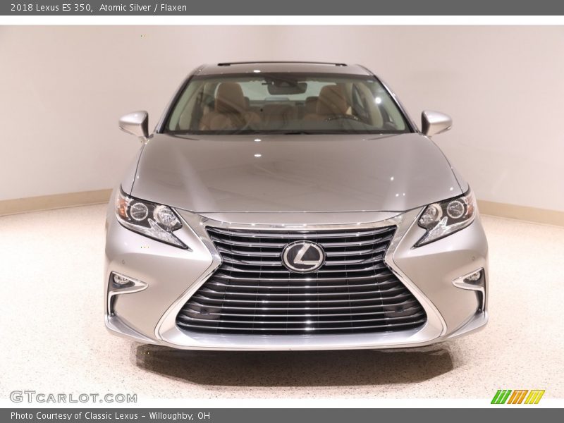Atomic Silver / Flaxen 2018 Lexus ES 350