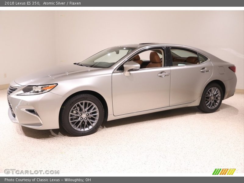 Atomic Silver / Flaxen 2018 Lexus ES 350