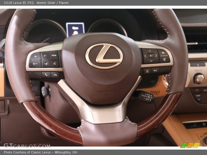 Atomic Silver / Flaxen 2018 Lexus ES 350