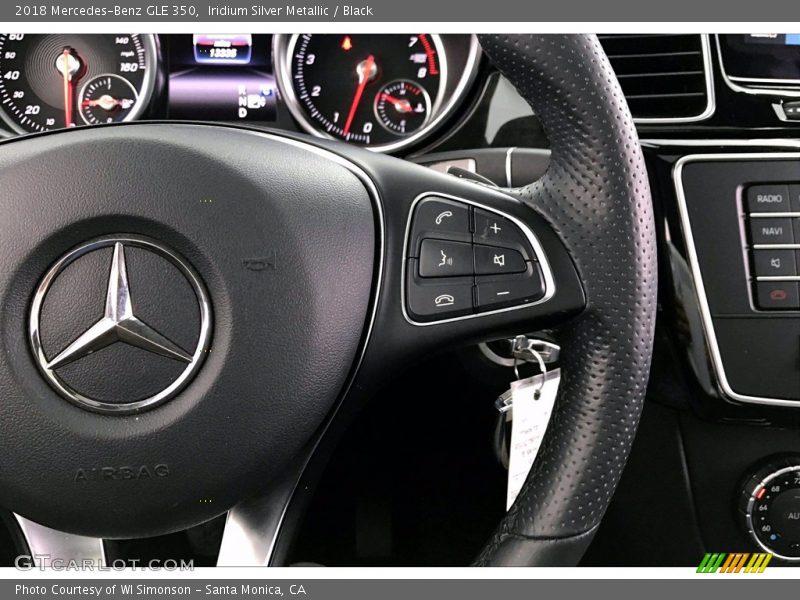 Iridium Silver Metallic / Black 2018 Mercedes-Benz GLE 350