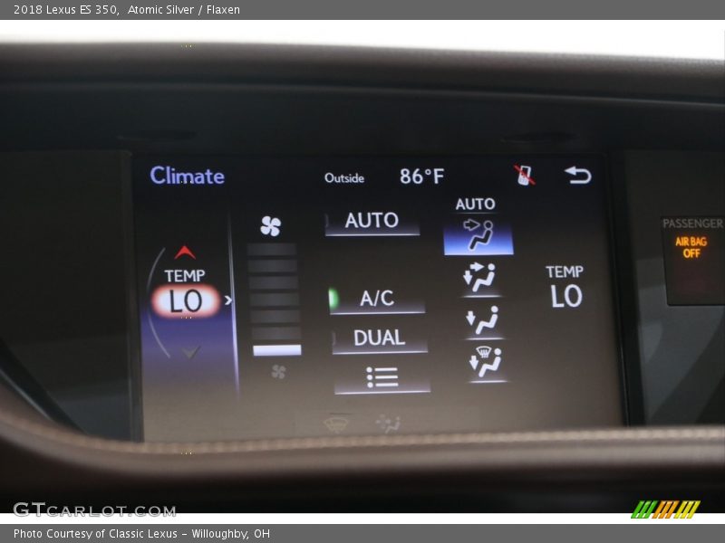 Atomic Silver / Flaxen 2018 Lexus ES 350