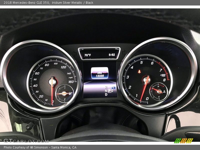 Iridium Silver Metallic / Black 2018 Mercedes-Benz GLE 350