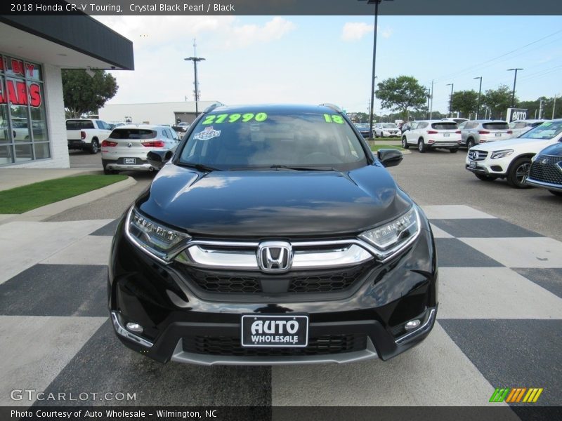 Crystal Black Pearl / Black 2018 Honda CR-V Touring