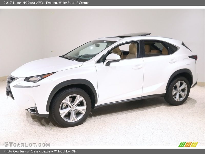 Eminent White Pearl / Creme 2017 Lexus NX 200t AWD