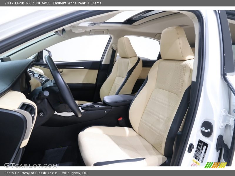Eminent White Pearl / Creme 2017 Lexus NX 200t AWD