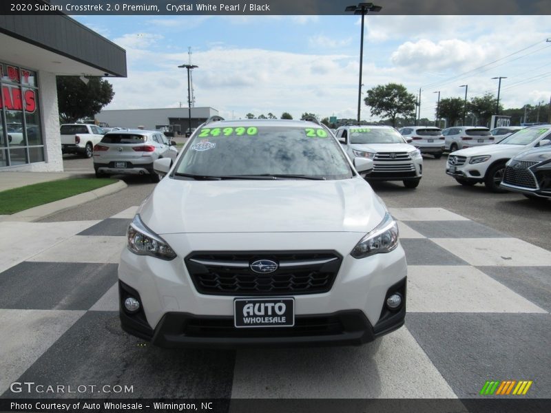 Crystal White Pearl / Black 2020 Subaru Crosstrek 2.0 Premium