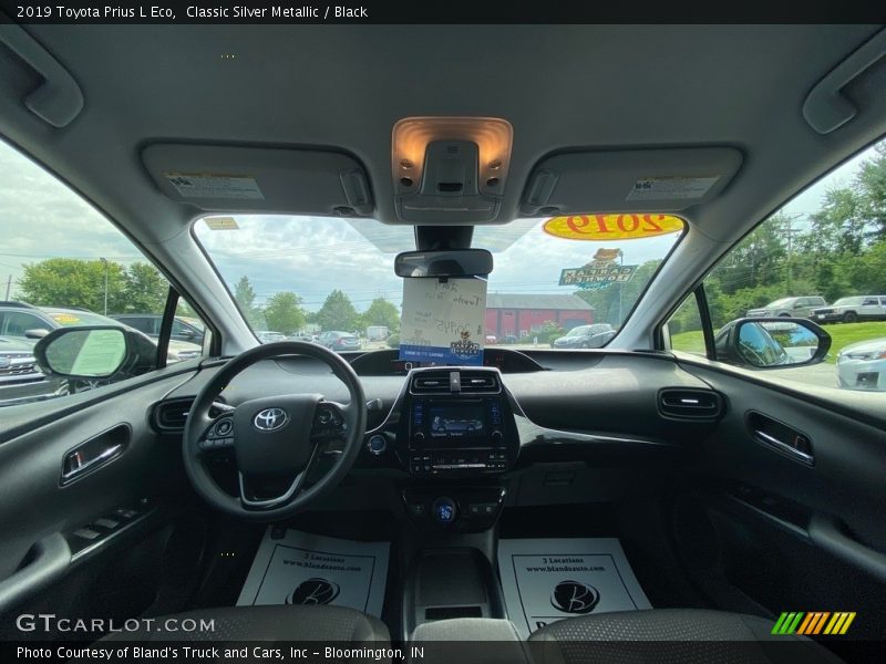 Classic Silver Metallic / Black 2019 Toyota Prius L Eco
