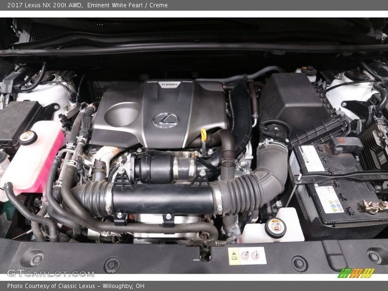 Eminent White Pearl / Creme 2017 Lexus NX 200t AWD