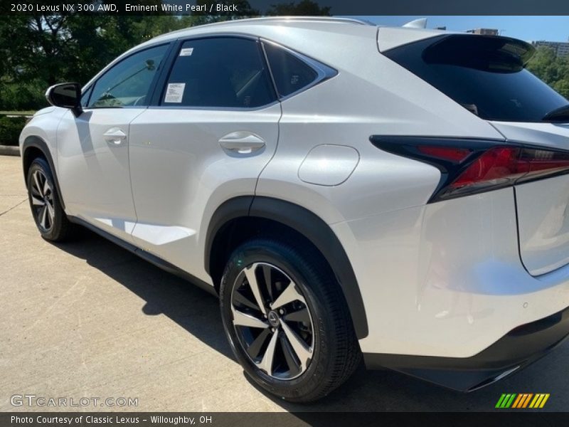 Eminent White Pearl / Black 2020 Lexus NX 300 AWD
