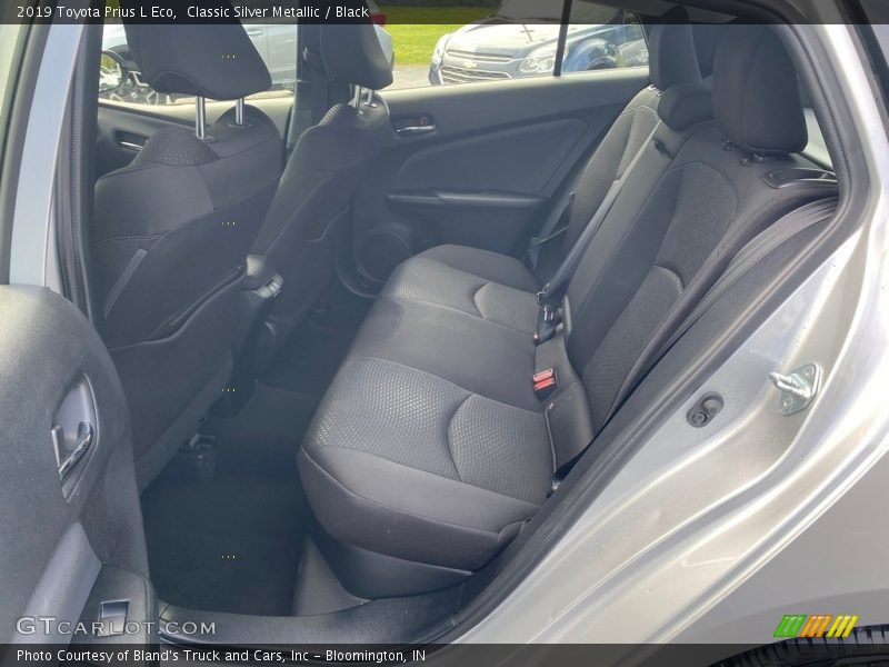 Rear Seat of 2019 Prius L Eco
