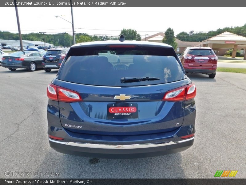 Storm Blue Metallic / Medium Ash Gray 2018 Chevrolet Equinox LT