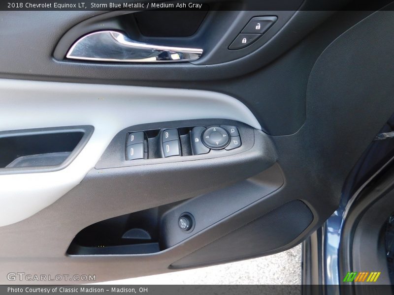 Storm Blue Metallic / Medium Ash Gray 2018 Chevrolet Equinox LT