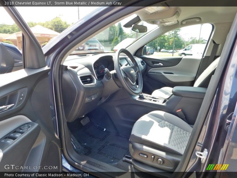 Storm Blue Metallic / Medium Ash Gray 2018 Chevrolet Equinox LT