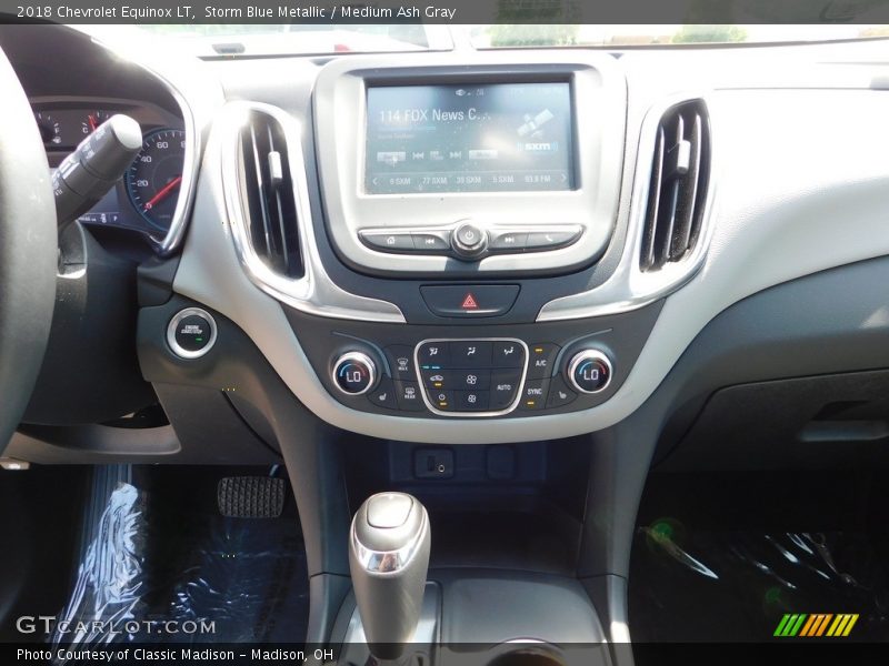 Storm Blue Metallic / Medium Ash Gray 2018 Chevrolet Equinox LT