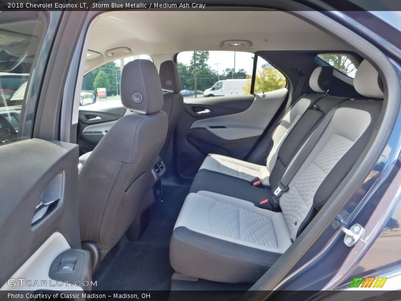 Storm Blue Metallic / Medium Ash Gray 2018 Chevrolet Equinox LT