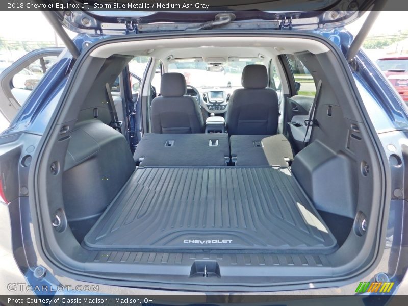 Storm Blue Metallic / Medium Ash Gray 2018 Chevrolet Equinox LT