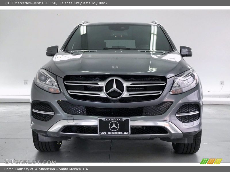 Selenite Grey Metallic / Black 2017 Mercedes-Benz GLE 350
