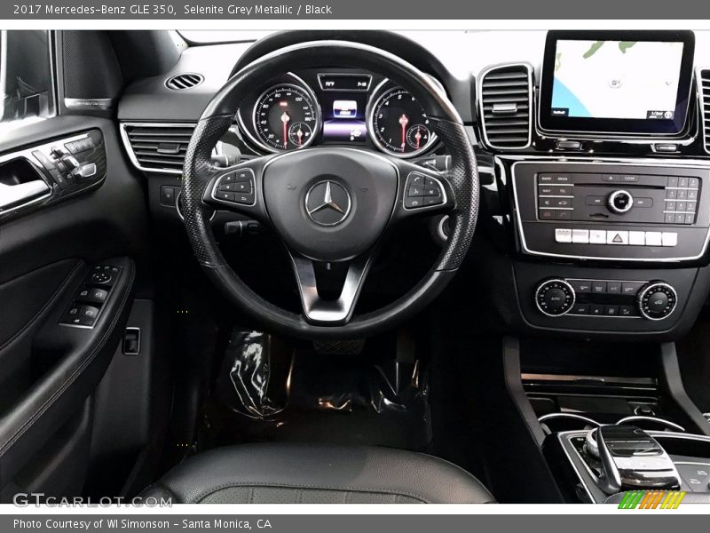 Selenite Grey Metallic / Black 2017 Mercedes-Benz GLE 350
