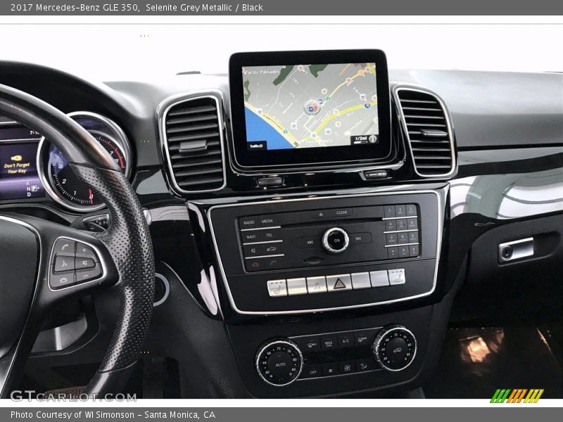Selenite Grey Metallic / Black 2017 Mercedes-Benz GLE 350