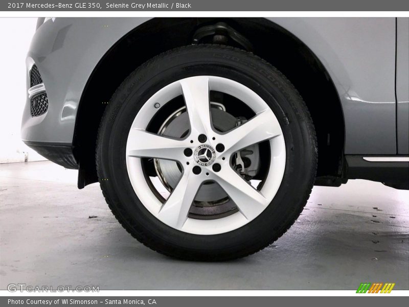 Selenite Grey Metallic / Black 2017 Mercedes-Benz GLE 350