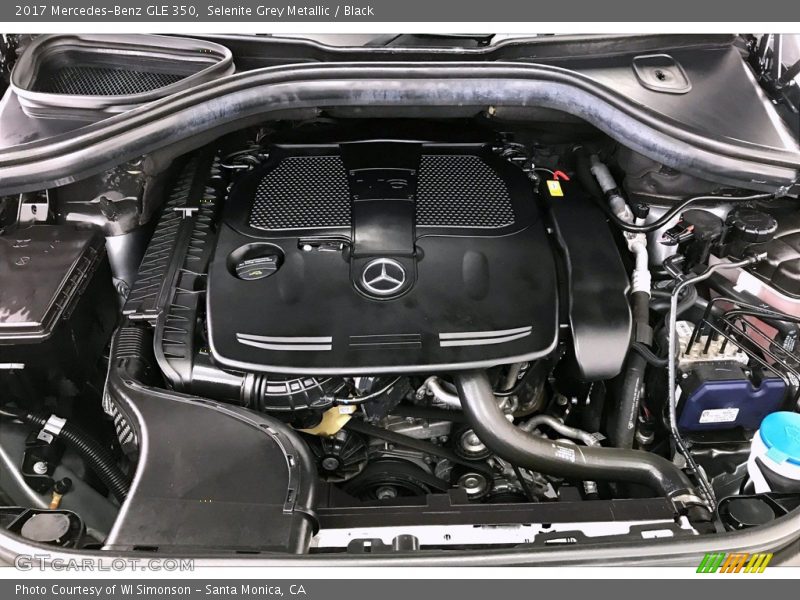 Selenite Grey Metallic / Black 2017 Mercedes-Benz GLE 350