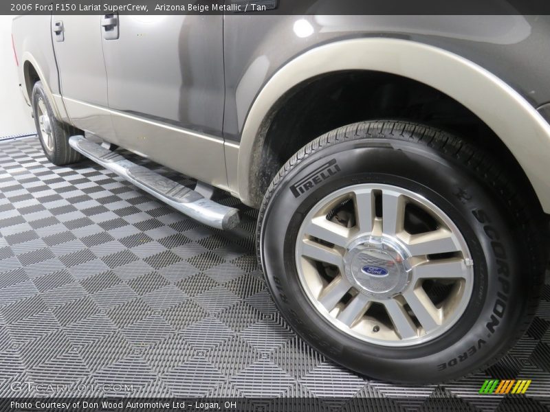 Arizona Beige Metallic / Tan 2006 Ford F150 Lariat SuperCrew