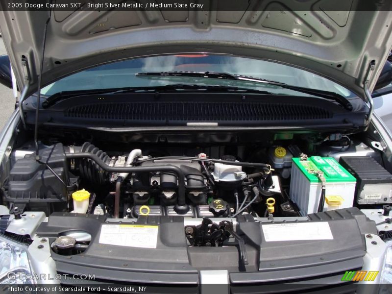 Bright Silver Metallic / Medium Slate Gray 2005 Dodge Caravan SXT