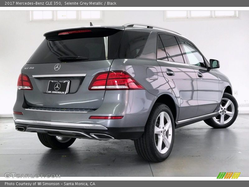 Selenite Grey Metallic / Black 2017 Mercedes-Benz GLE 350