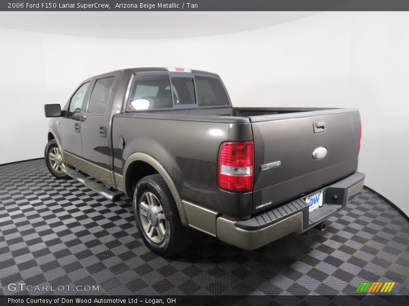 Arizona Beige Metallic / Tan 2006 Ford F150 Lariat SuperCrew