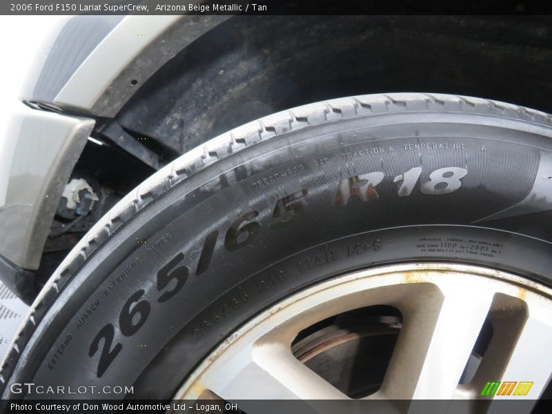 Arizona Beige Metallic / Tan 2006 Ford F150 Lariat SuperCrew