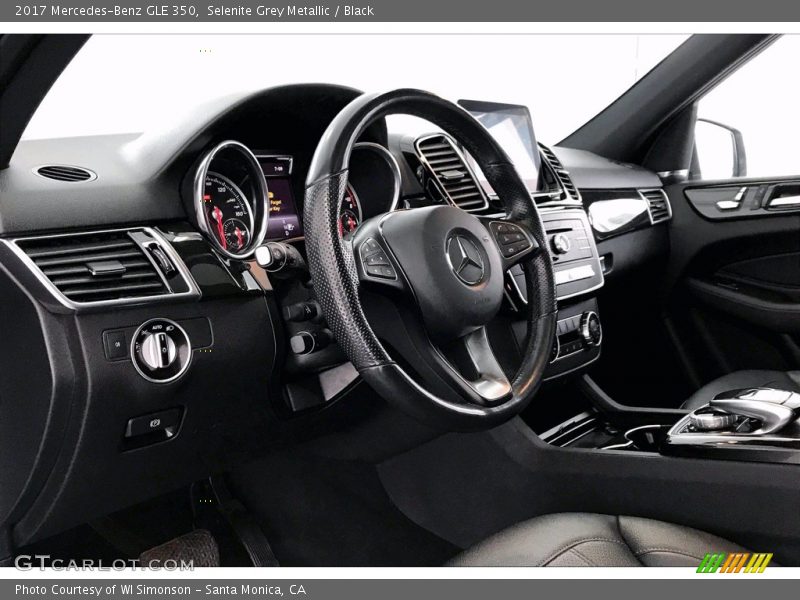 Selenite Grey Metallic / Black 2017 Mercedes-Benz GLE 350
