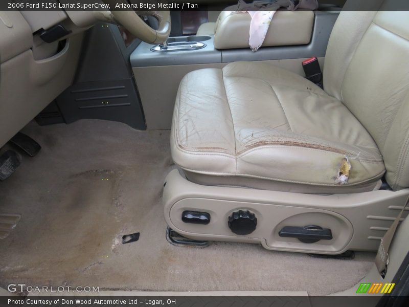 Arizona Beige Metallic / Tan 2006 Ford F150 Lariat SuperCrew