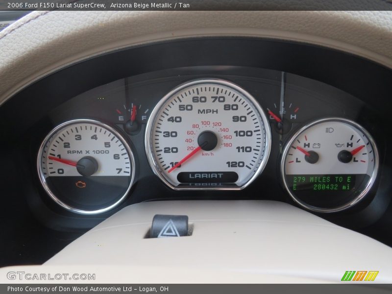 Arizona Beige Metallic / Tan 2006 Ford F150 Lariat SuperCrew