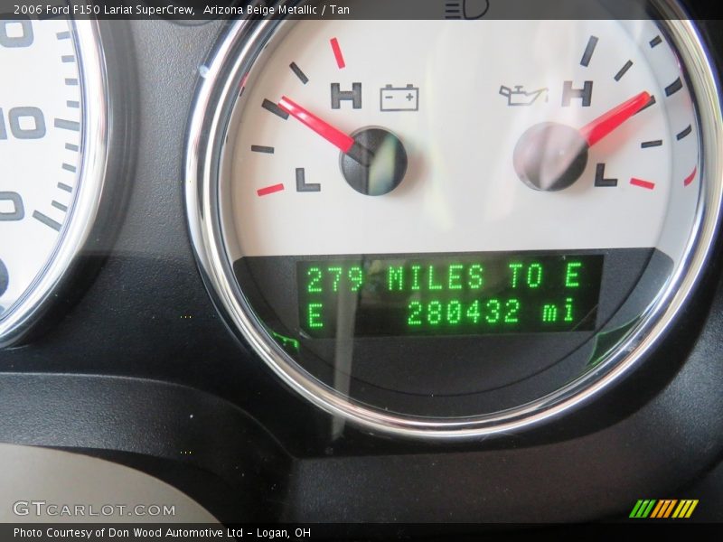 Arizona Beige Metallic / Tan 2006 Ford F150 Lariat SuperCrew
