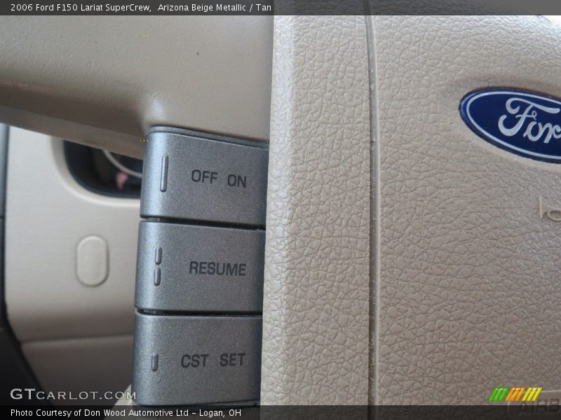 Arizona Beige Metallic / Tan 2006 Ford F150 Lariat SuperCrew