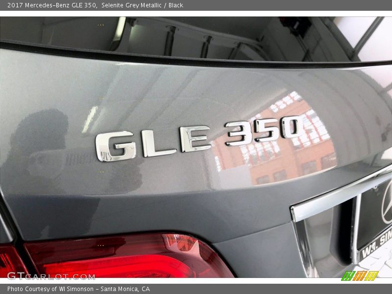 Selenite Grey Metallic / Black 2017 Mercedes-Benz GLE 350